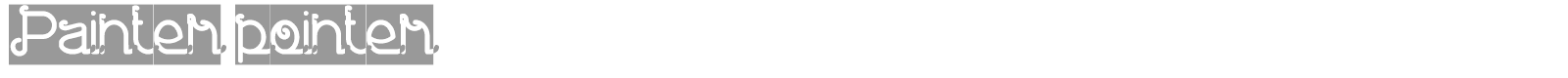 Painter Pointer font preview